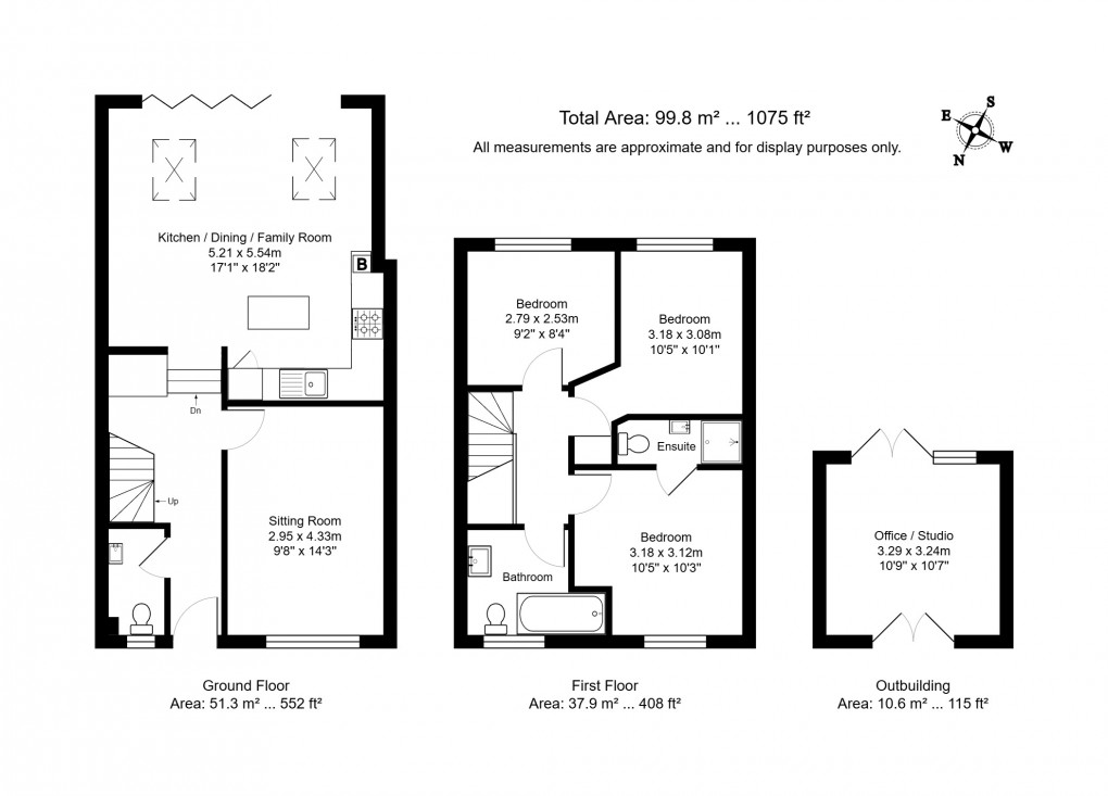 Floorplan for Frant, East Sussex