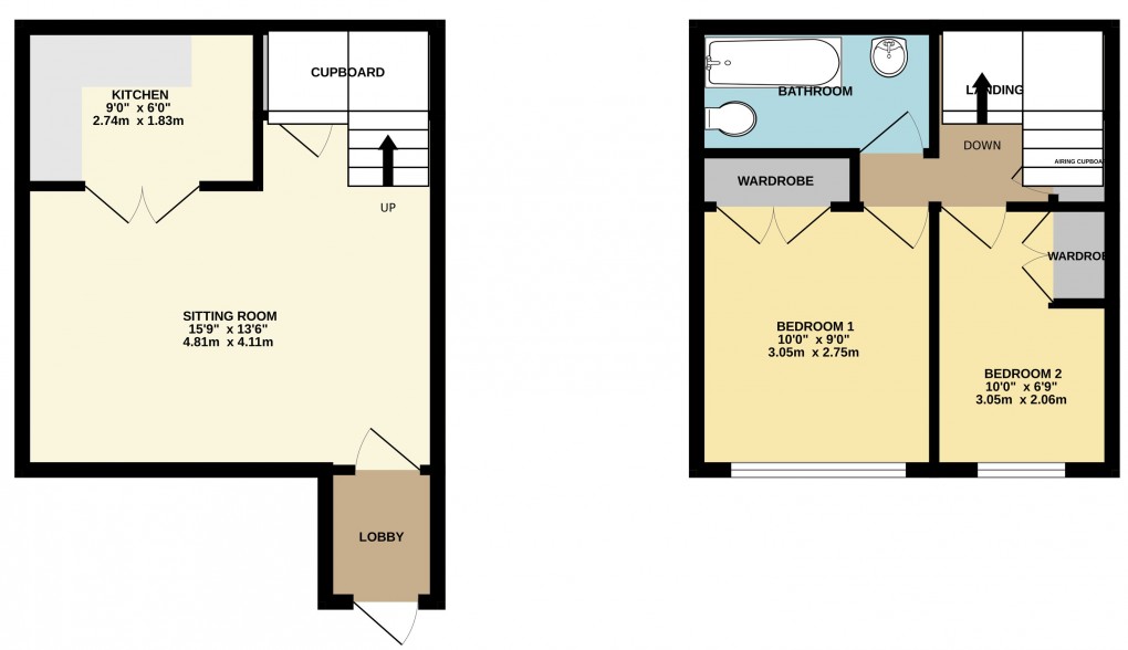 Floorplan for Durgates, Wadhurst, East Sussex