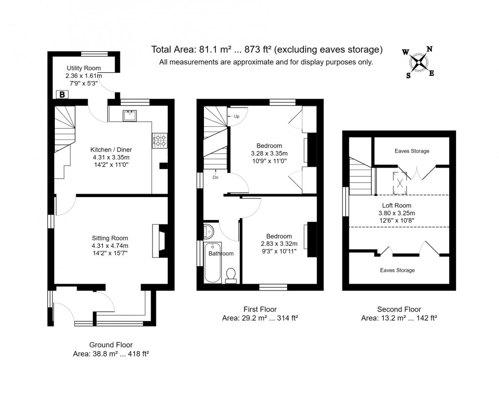 Floorplan for Tunbridge Wells, Kent