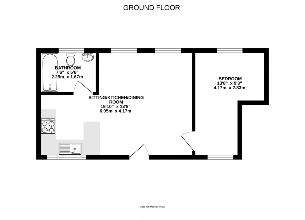 Floorplan for Fletchling Street, Mayfield, East Sussex