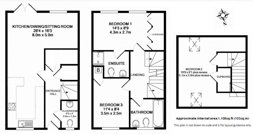 Floorplan for Townlands Road, Wadhurst, East Sussex