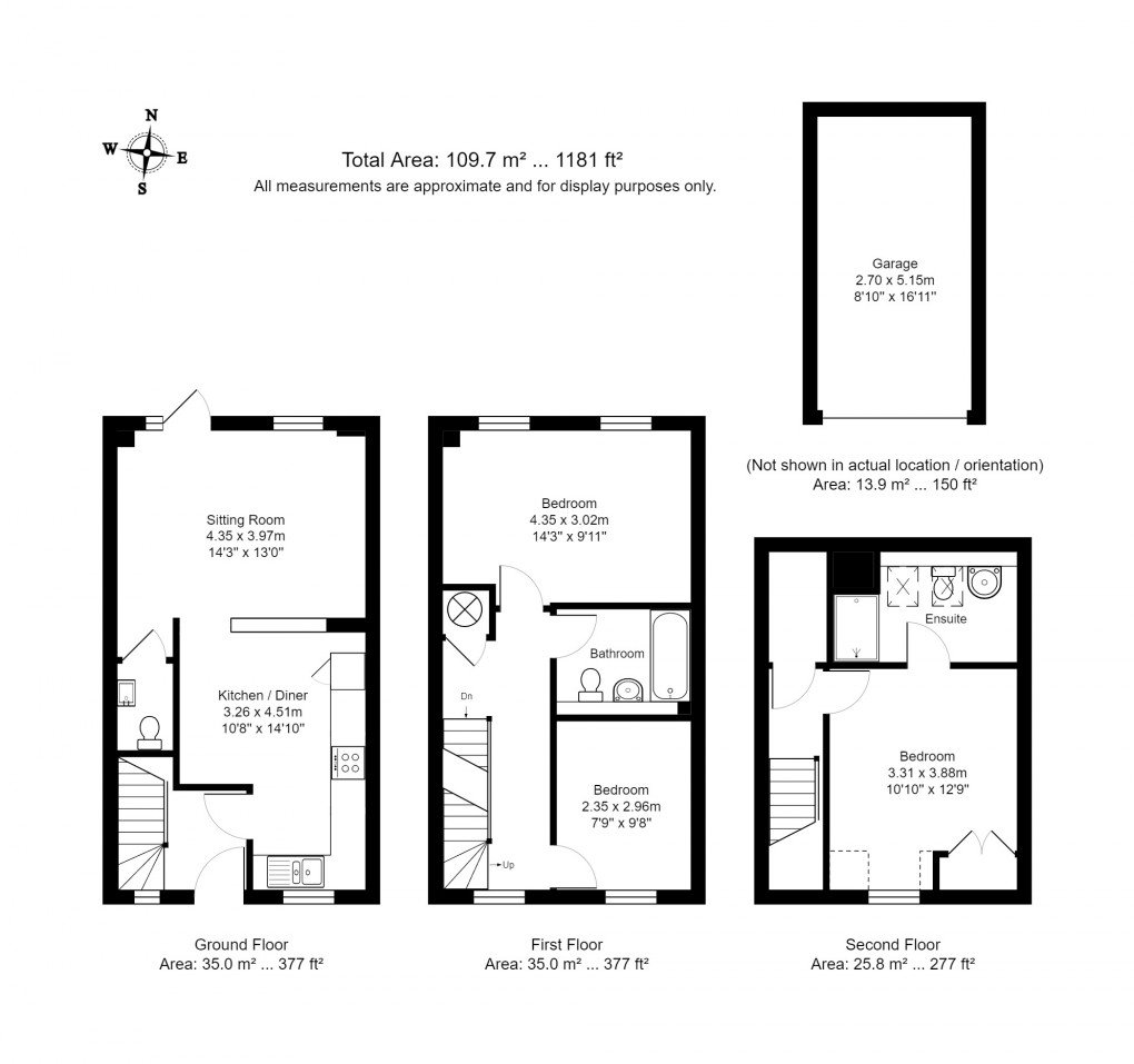 Floorplan for Bells Yew Green, Tunbridge Wells