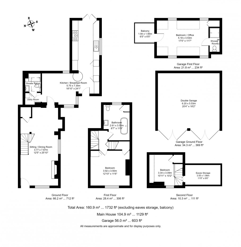 Floorplan for Cousley Wood, Wadhurst, East Sussex