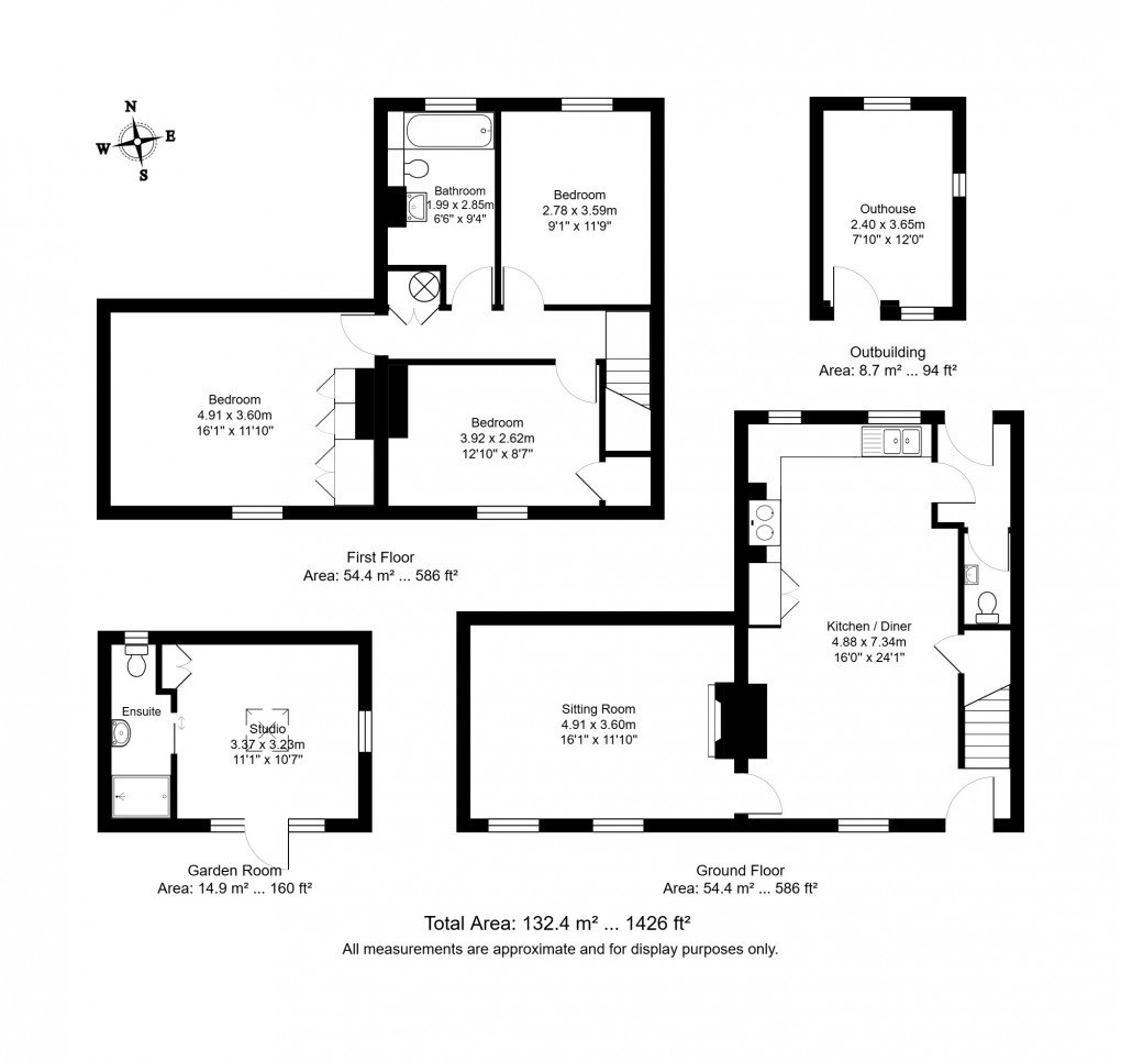 Floorplan for Furnace Lane, Lamberhurst, Kent