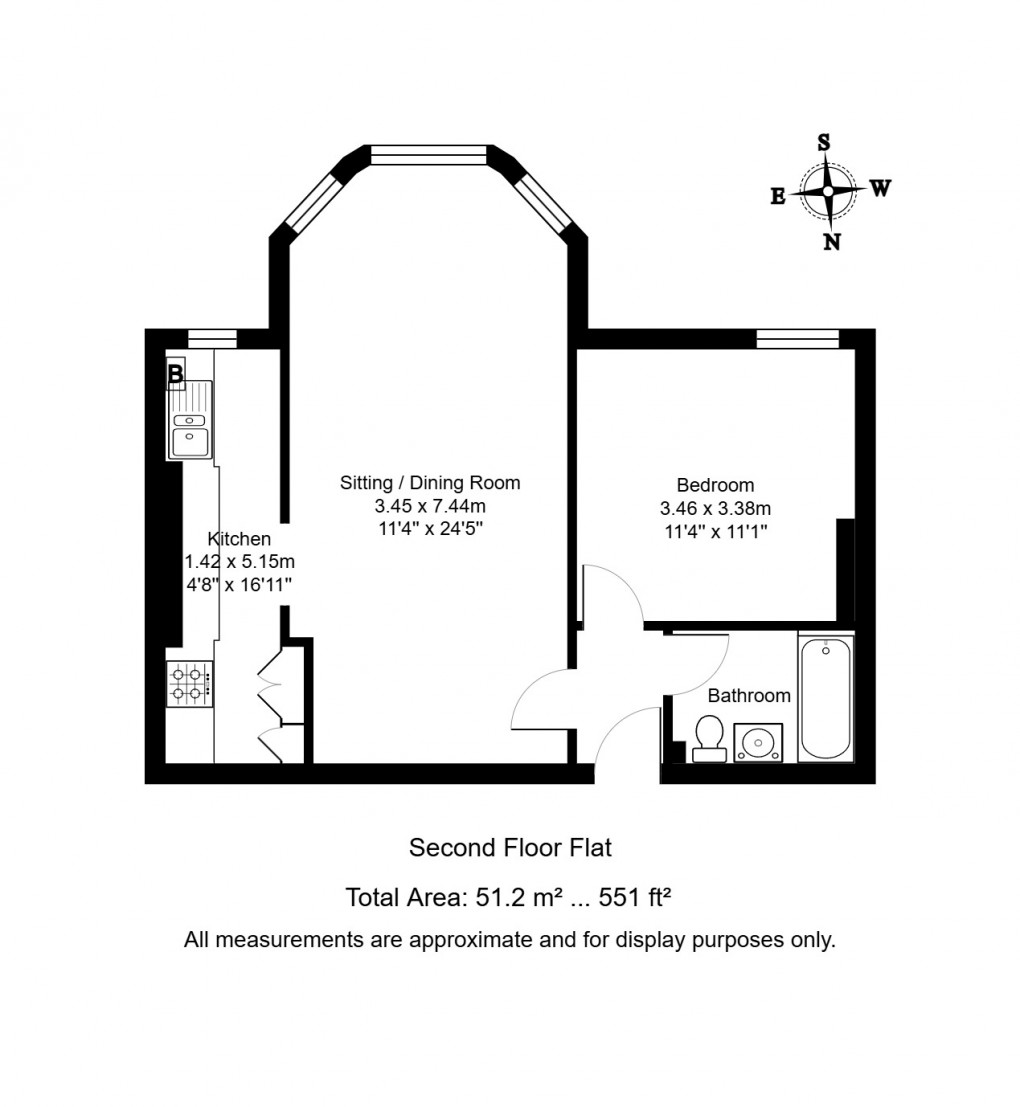 Floorplan for Tunbridge Wells, Kent