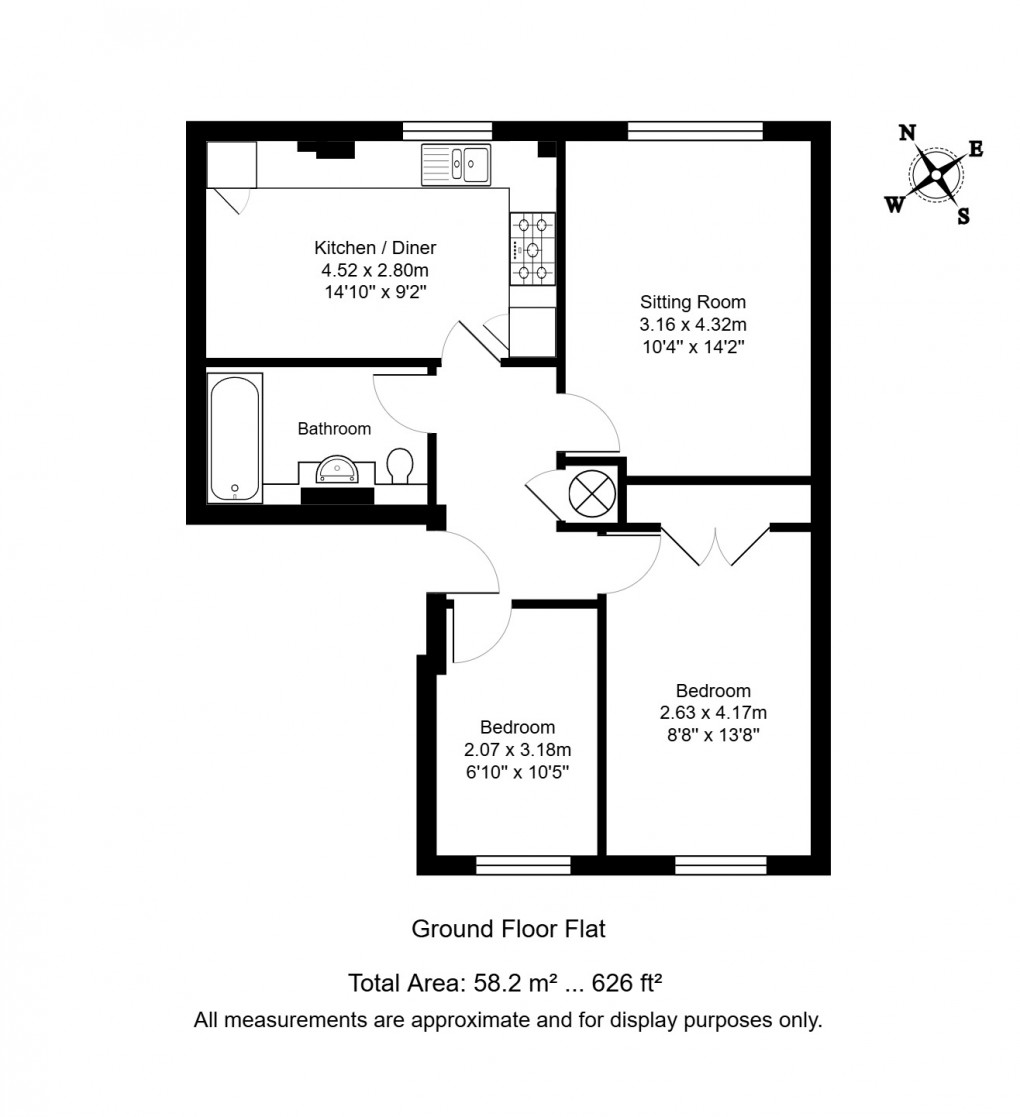 Floorplan for Durgates, Wadhurst