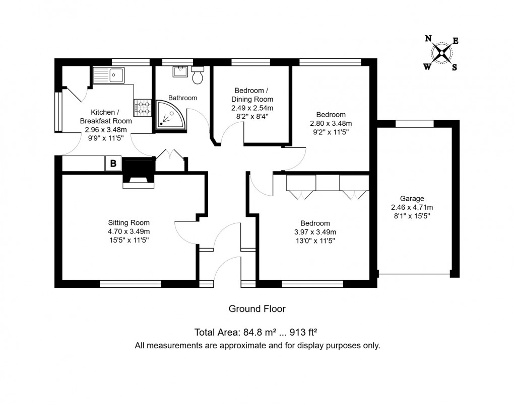 Floorplan for Jonas Drive, Wadhurst, East Sussex