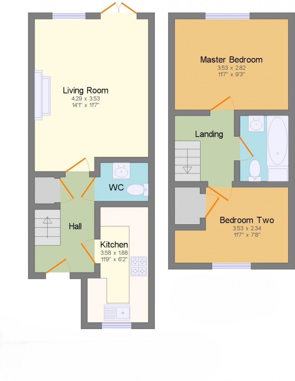 Floorplan for Ticehurst, East Sussex