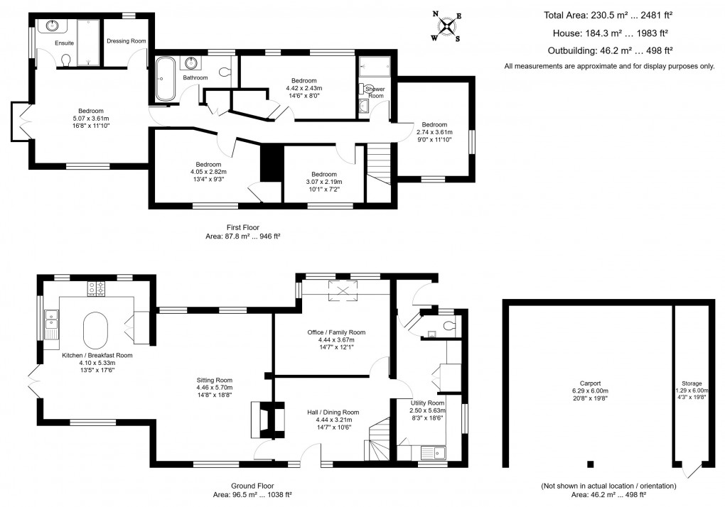 Floorplan for Wadhurst, East Sussex