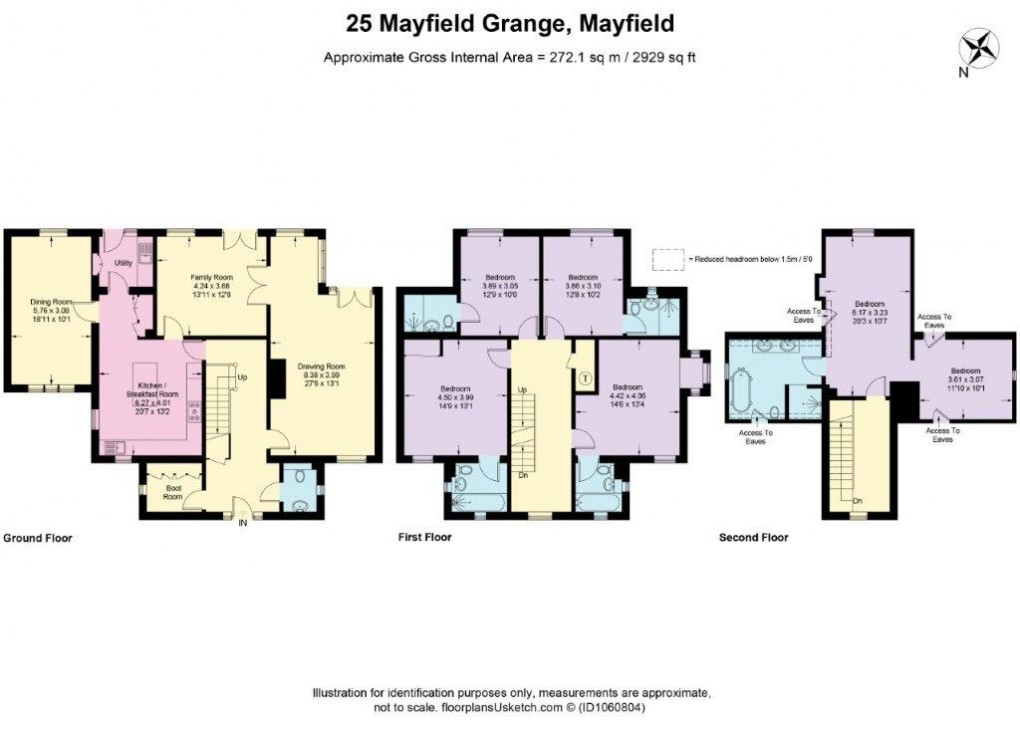 Floorplan for Little Trodgers Lane, Mayfield, East Sussex