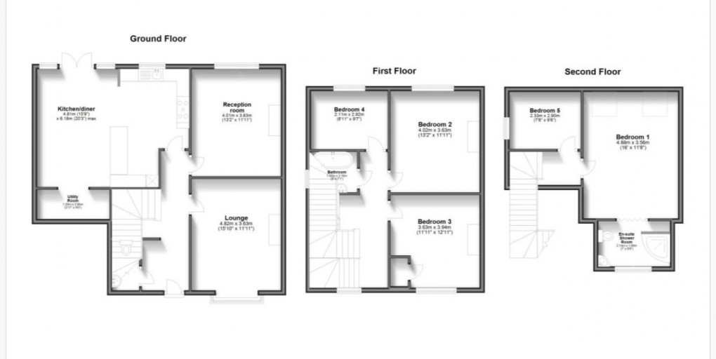 Floorplan for Etchingham, East Sussex