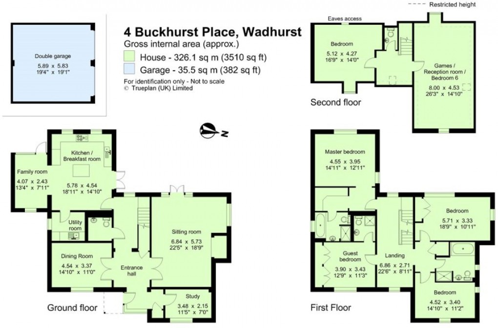 Floorplan for Buckhurst Lane, Wadhurst, East Sussex