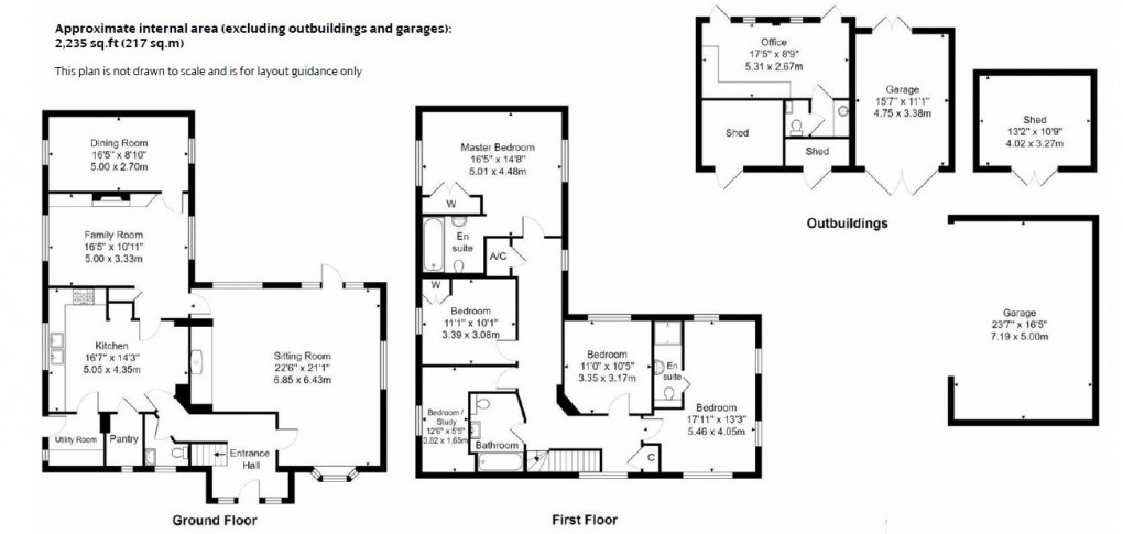 Floorplan for Mark Cross, East Sussex