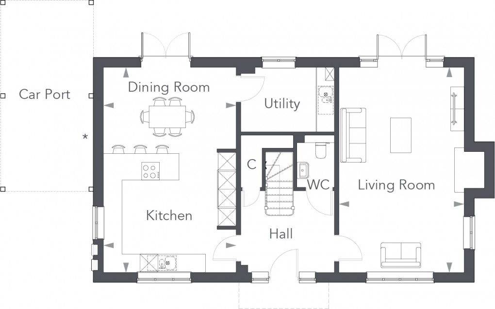 Floorplan for Ticehurst, East Sussex