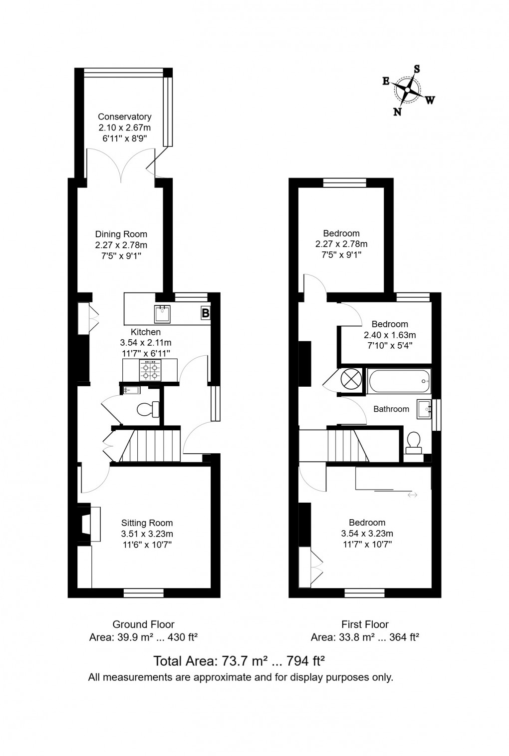 Floorplan for Tunbridge Wells, Kent