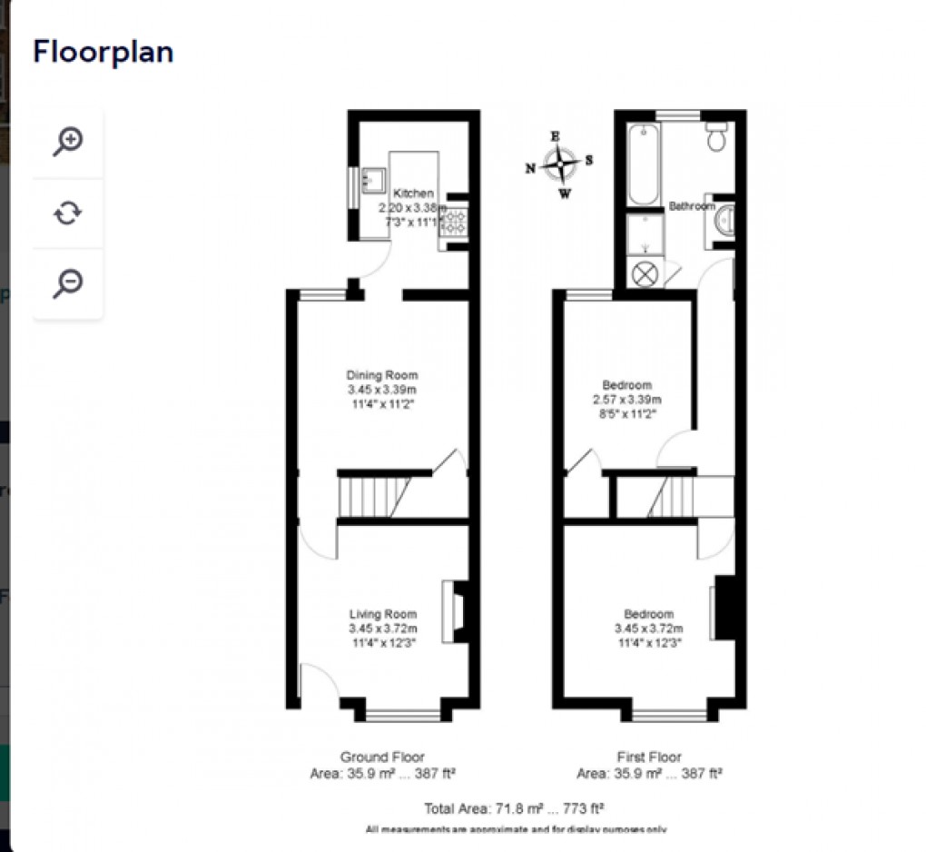 Floorplan for Tunbridge Wells, Kent