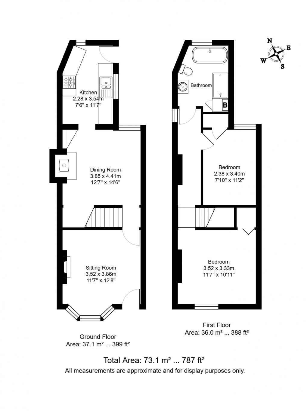 Floorplan for Tunbridge Wells, Kent