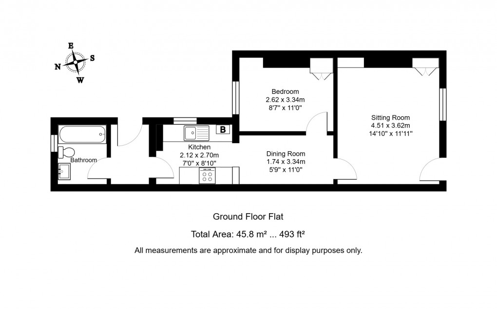 Floorplan for Tunbridge Wells, Kent