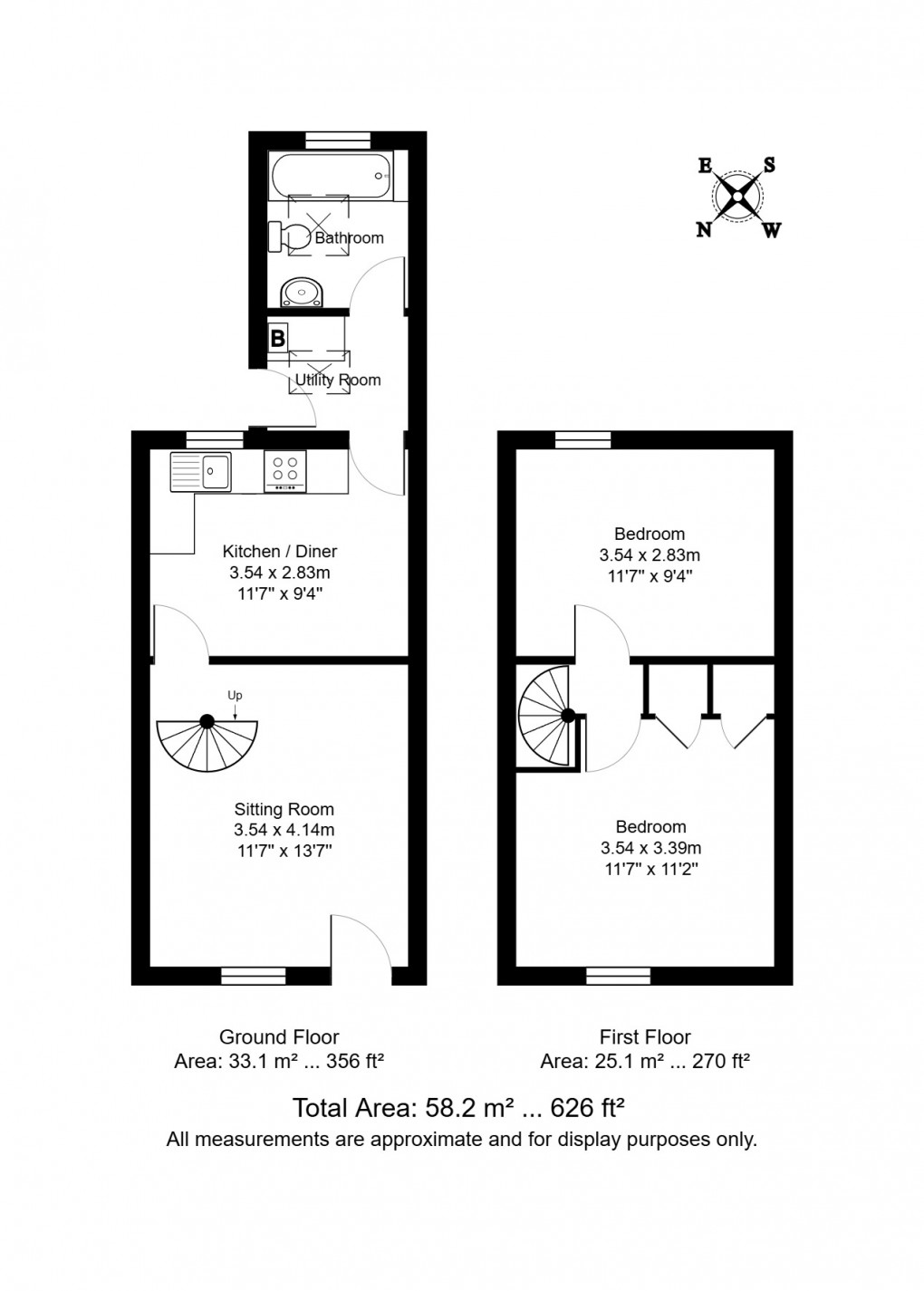 Floorplan for Tunbridge Wells, Kent