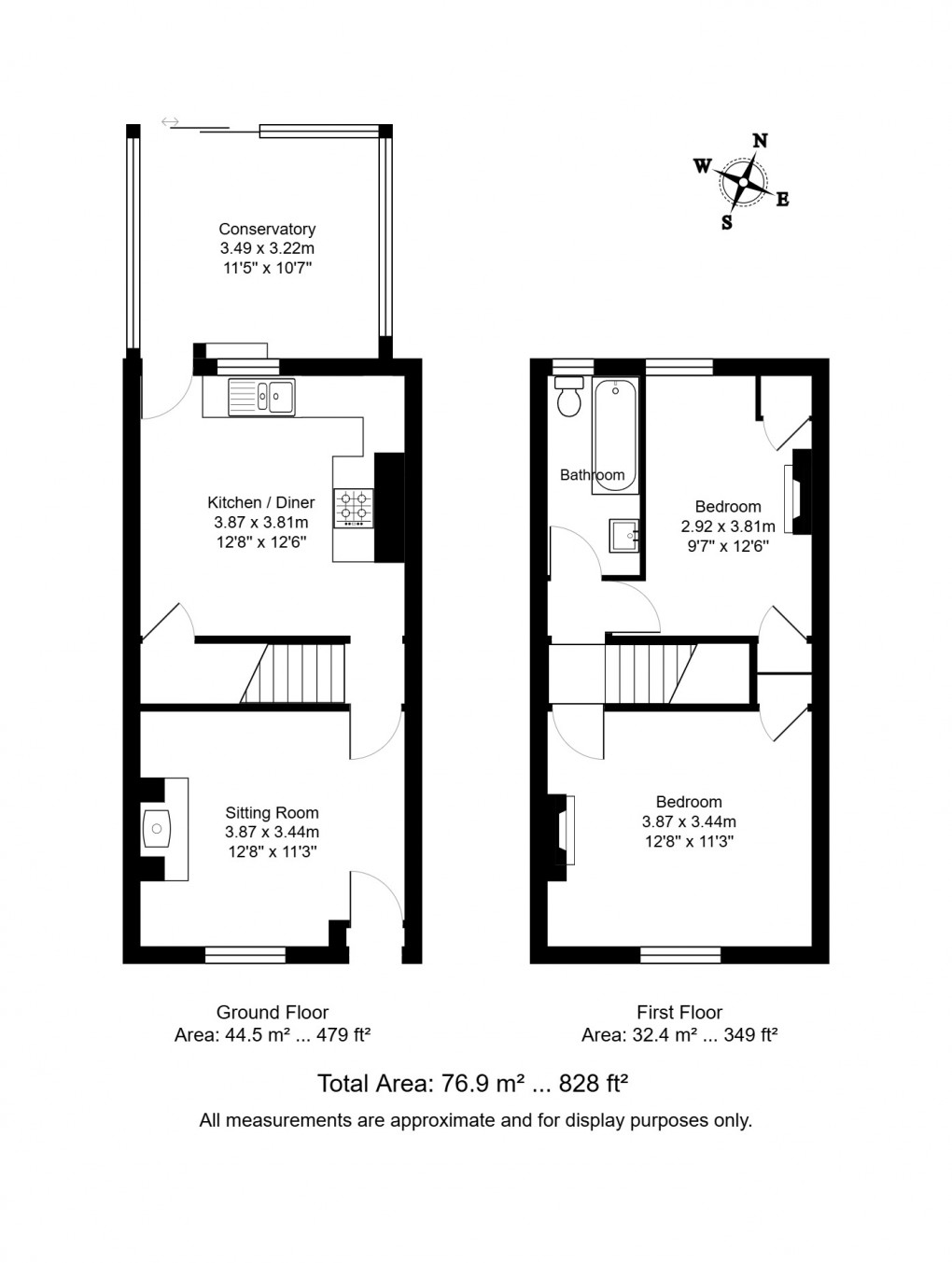 Floorplan for Tunbridge Wells, Kent