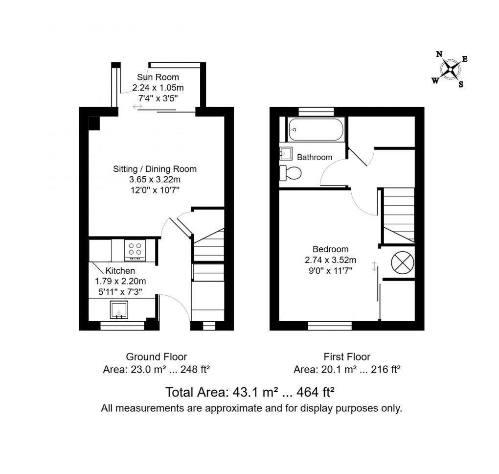 Floorplan for Tunbridge Wells, Kent