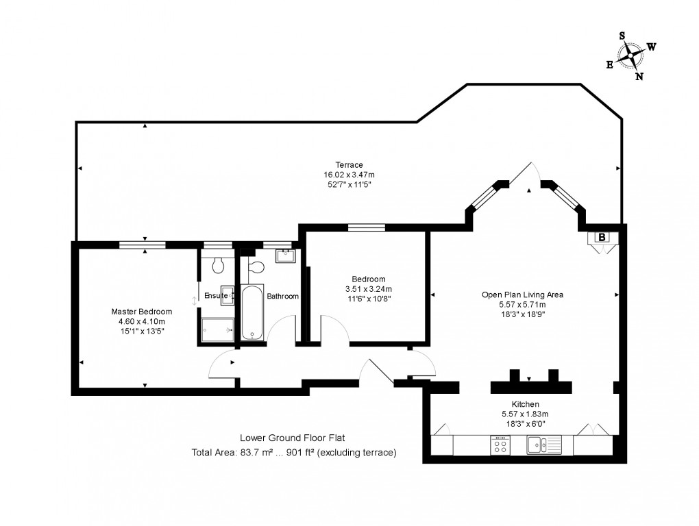 Floorplan for Tunbridge Wells, Kent